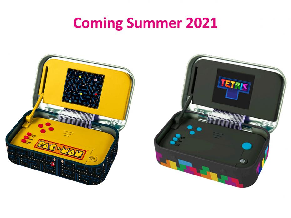 Licensed versions of Arcade in a Tin - Launching Summer 2021